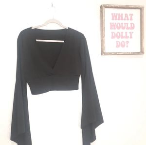 Black Crop Top